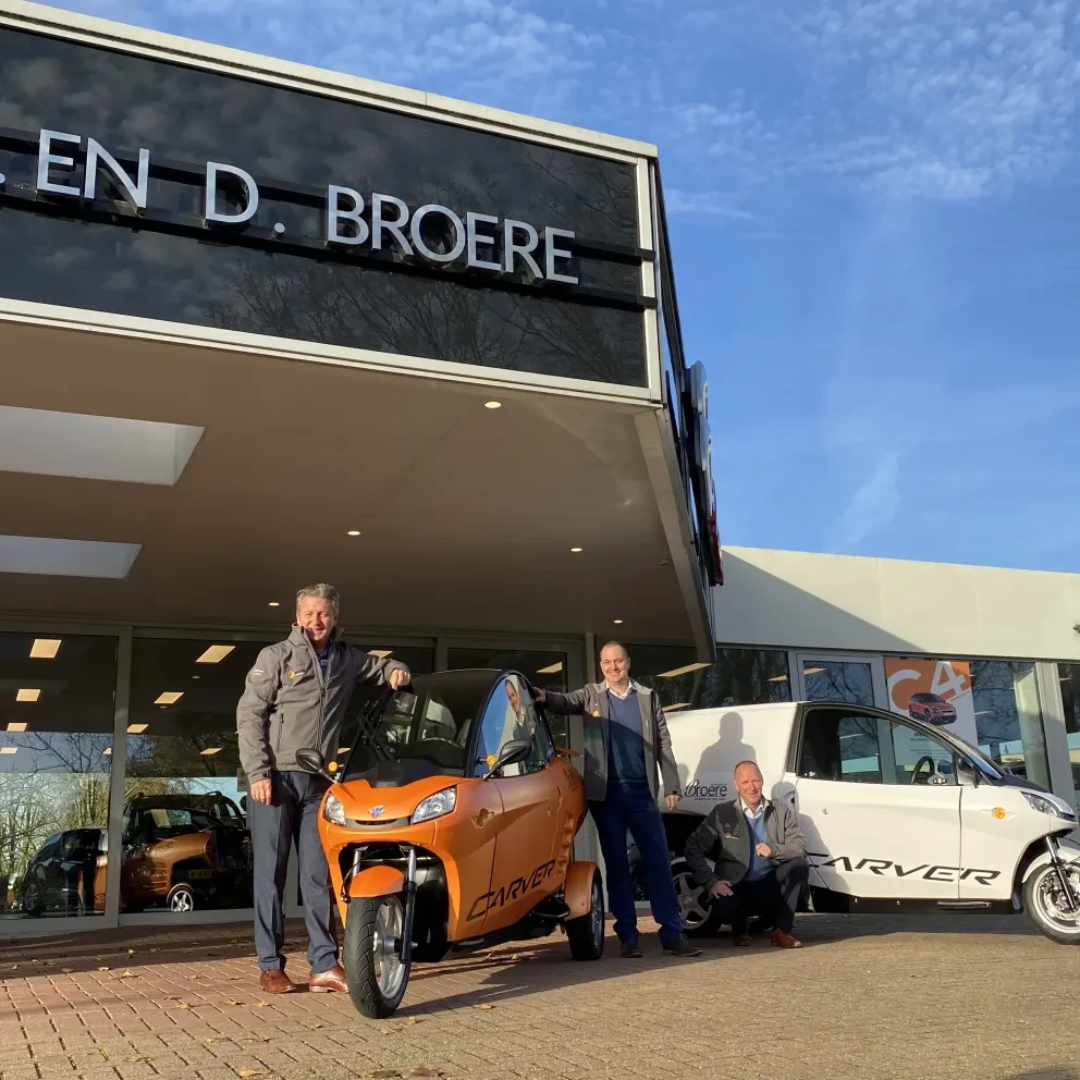 Verkoopteam bij Carver