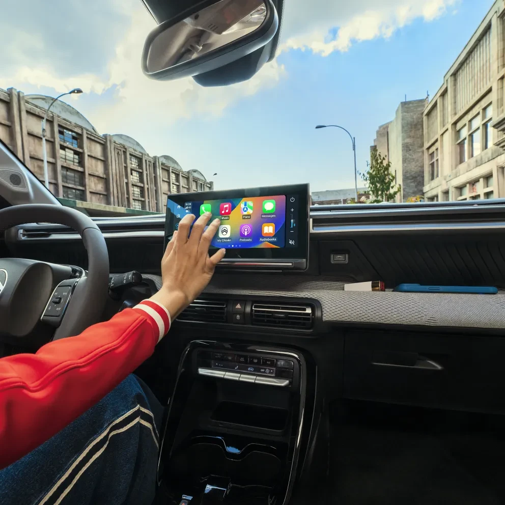 Nieuwe Citroën ë-C3 en C3 apple car play