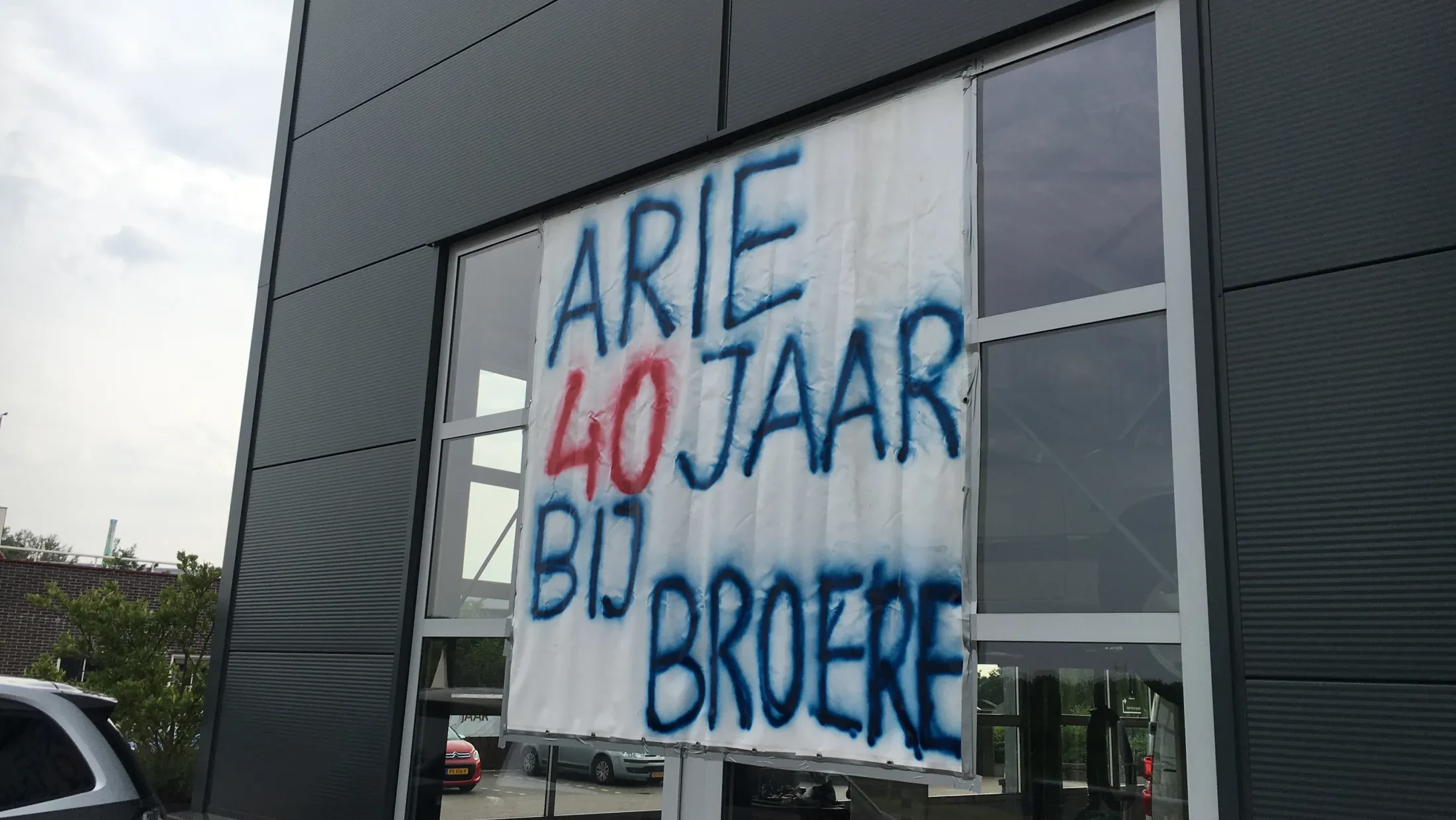Arie Reemst 40 jaar bij Broere